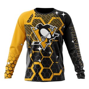 Customized NHL Pittsburgh Penguins Specialized Design With MotoCross Style Unisex Sweatshirt SWS1516