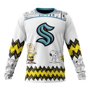 Customized NHL Seattle Kraken Special Snoopy Design Unisex Sweatshirt SWS1538
