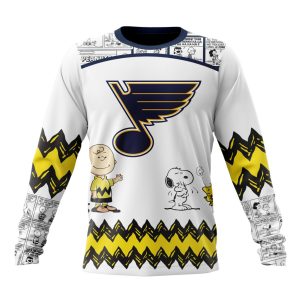 Customized NHL St. Louis Blues Special Snoopy Design Unisex Sweatshirt SWS1551