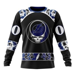 Customized NHL Tampa Bay Lightning Special Grateful Dead Skull Unisex Sweatshirt SWS1561