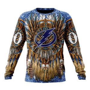 Customized NHL Tampa Bay Lightning Special Native Costume Design Unisex Sweatshirt SWS1562
