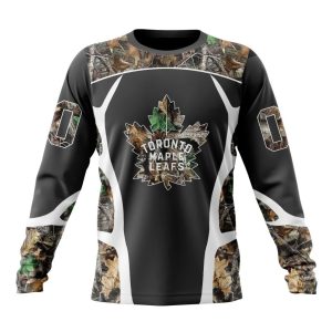 Customized NHL Toronto Maple Leafs Special Camo Hunting Design Unisex Sweatshirt SWS1572
