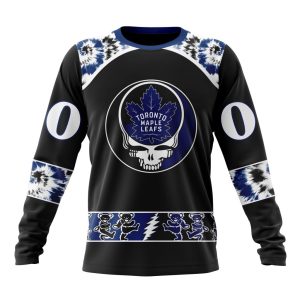 Customized NHL Toronto Maple Leafs Special Grateful Dead Skull Unisex Sweatshirt SWS1573