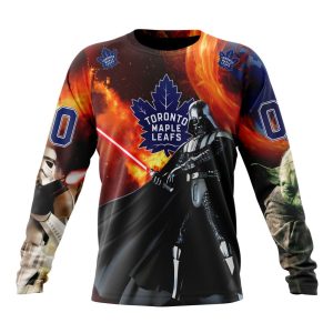 Customized NHL Toronto Maple Leafs Specialized Darth Vader Star Wars Unisex Sweatshirt SWS1577