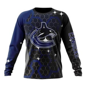 Customized NHL Vancouver Canucks Specialized Design With MotoCross Style Unisex Sweatshirt SWS1592