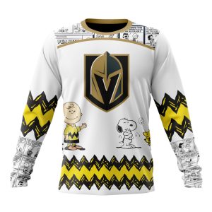 Customized NHL Vegas Golden Knights Special Snoopy Design Unisex Sweatshirt SWS1602