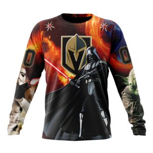 Customized NHL Vegas Golden Knights Specialized Darth Vader Star Wars Unisex Sweatshirt SWS1603
