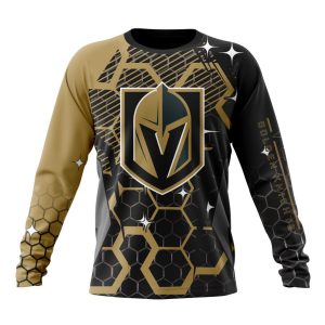 Customized NHL Vegas Golden Knights Specialized Design With MotoCross Style Unisex Sweatshirt SWS1605