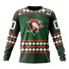 Customized Pittsburgh Penguins Green Shamrock Celebrate St Patrick's Day Unisex Sweatshirt SWS1635