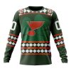 Customized St. Louis Blues Green Shamrock Celebrate St Patrick's Day Unisex Sweatshirt SWS1638