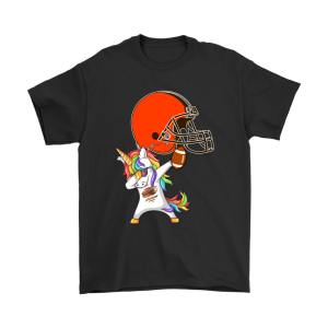 Dabbing Hip Hop Unicorn Dab With Cleveland Browns Football Unisex T-Shirt Kid T-Shirt LTS2042