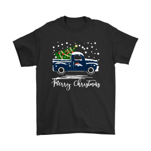 Denver Broncos Car With Christmas Tree Merry Christmas Unisex T-Shirt Kid T-Shirt LTS1261