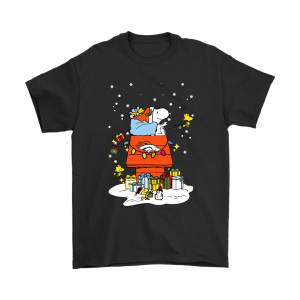 Denver Broncos Santa Snoopy Brings Christmas To Town Unisex T-Shirt Kid T-Shirt LTS1273