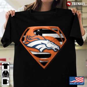 Denver Broncos Superman American Flag The 4th Of July Unisex T-Shirt Kid T-Shirt LTS1293