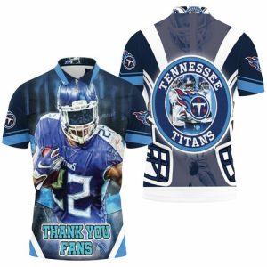 Derrick Henry #22 Thanks You Fan Tennessee Titans AFC South Division Champions Super Bowl Polo Shirt PLS3037