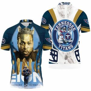 Derrick Henry King #22 Tennessee Titans AFC South Division Champions Super Bowl Polo Shirt PLS3036