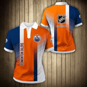 Edmonton Oilers Polo Shirt Cool Design Summer PLS3303