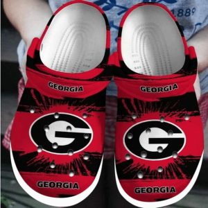 Georgia Bulldogs Crocs Crocband Clog Comfortable Water Shoes BCL1796