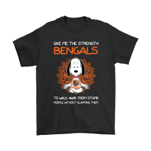 Give Me Strength Cincinnati Bengals To Not Slap People Snoopy Unisex T-Shirt Kid T-Shirt LTS1745
