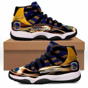Golden State Warriors Champions Jordan Retro 11 Sneakers Shoes BJD110510