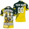 Green Bay Packers Aaron Rodgers 12 Jimmy Graham 80 Aaron Jones 33 Davante Adams 17 For Fans Personalized Polo Shirt PLS3532