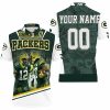 Green Bay Packers Aaron Rodgers Davante Adams NFL Season NFC North Winner Thanks Personalized Polo Shirt PLS3530