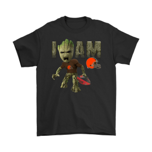 Groot I Am Cleveland Browns Football Unisex T-Shirt Kid T-Shirt LTS2102