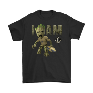 Groot I Am New Orleans Saints Football Unisex T-Shirt Kid T-Shirt LTS4770