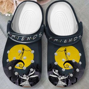 Halloween Friend Nightmare Before Christmas Moonlight Crocs Crocband Clog Comfortable Water Shoes BCL0912