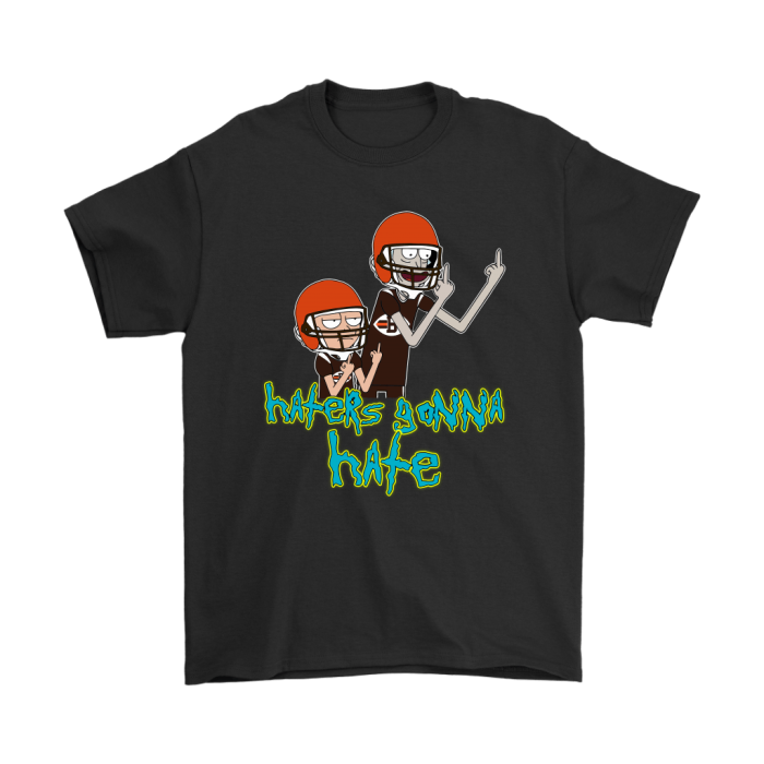 Haters Gonna Hate Rick And Morty Cleveland Browns Unisex T-Shirt Kid T-Shirt LTS2077