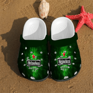 Heineken Rubber Crocs Crocband Clog Comfortable Water Shoes In Green BCL1775