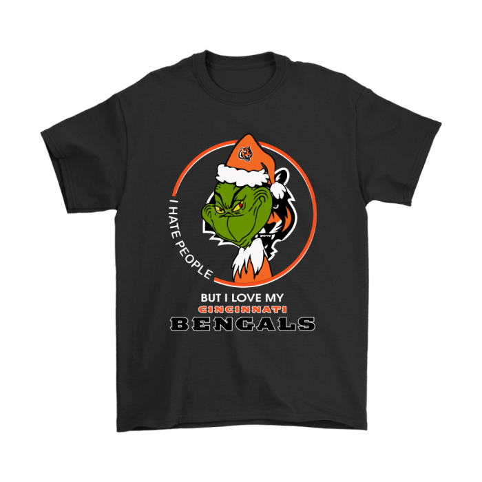 I Hate People But I Love My Cincinnati Bengals Grinch Unisex T-Shirt Kid T-Shirt LTS1717