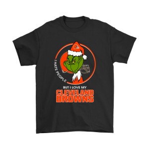 I Hate People But I Love My Cleveland Browns Grinch Unisex T-Shirt Kid T-Shirt LTS1985