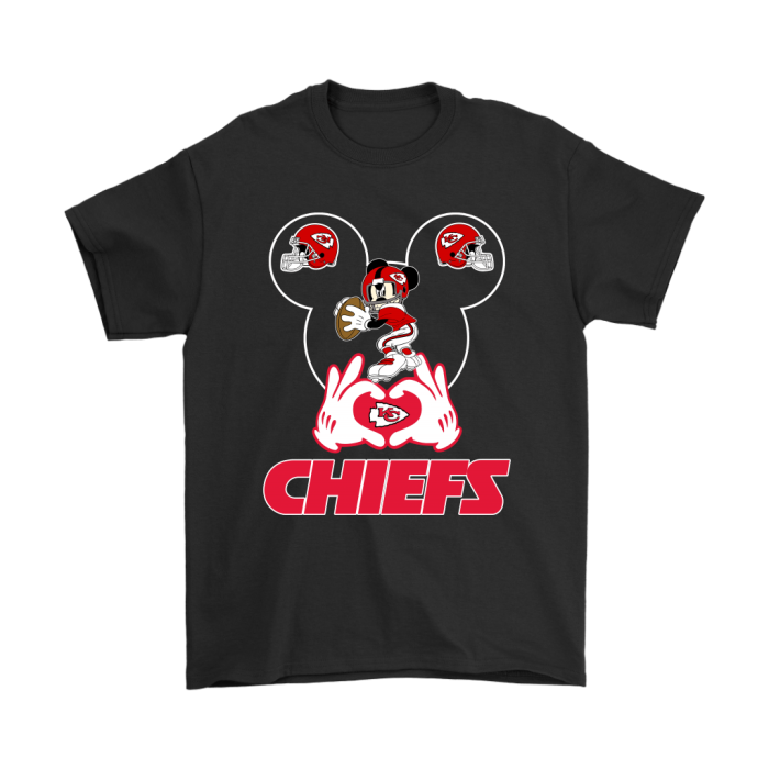 I Love The Chiefs Mickey Mouse Kansas City Chiefs Unisex T-Shirt Kid T-Shirt LTS3076