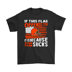 If This Cleveland Browns Flag Offends You Your Team Suck Unisex T-Shirt Kid T-Shirt LTS2031