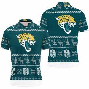 Jacksonville Jaguars Ugly Christmas 3D Polo Shirt PLS2707