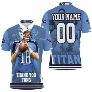 Josh Stewart 18 Tennessee Titans Super Bowl AFC South Champions Personalized Polo Shirt PLS3516