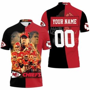 Kansas City Chiefs AFC West Champions Super Bowl 2021 Black _amp Red Personalized 1 Polo Shirt PLS3513