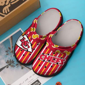 Kansas City Chiefs Crocs Crocband Clog Comfortable Water Shoes BCL0636