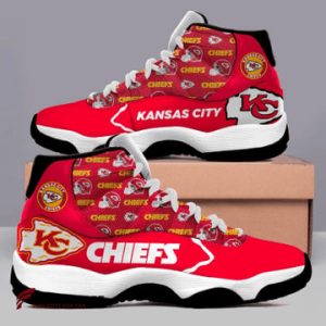 Kansas City Chiefs Jordan Retro 11 Sneakers Shoes BJD110521