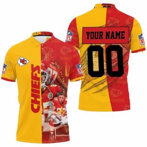 Kansas City Chiefs Logo AFC West Champions Super Bowl 2021 Personalized Polo Shirt PLS3504