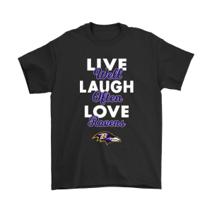 Live Well Laugh Often Love The Baltimore Ravens Unisex T-Shirt Kid T-Shirt LTS234