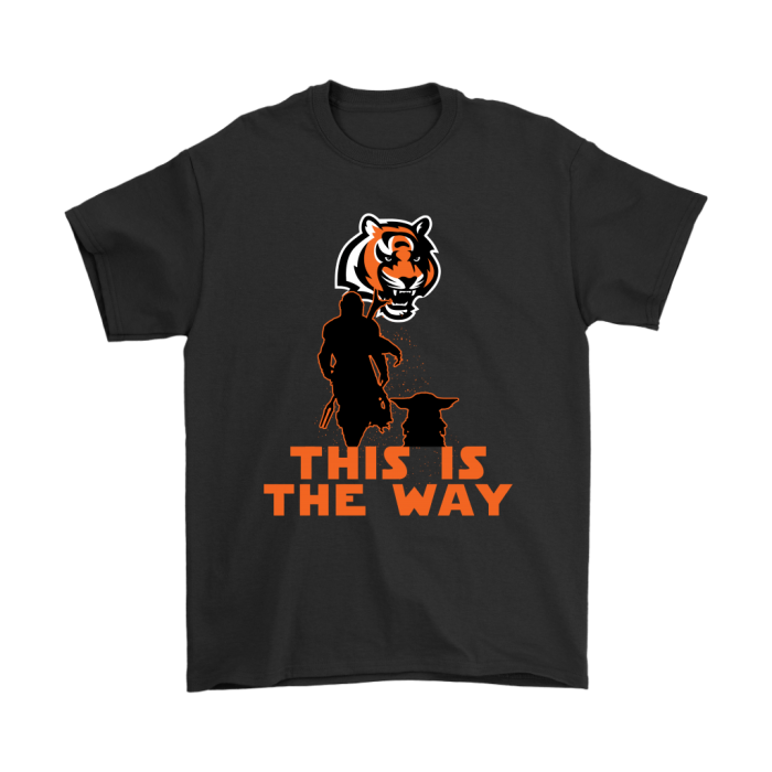 Mandalorian And Baby Yoda This Is The Way Cincinnati Bengals Unisex T-Shirt Kid T-Shirt LTS1718