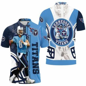 Marcus Mariota #8 Tennessee Titans Super Bowl 2021 AFC South Division Ship Polo Shirt PLS2979