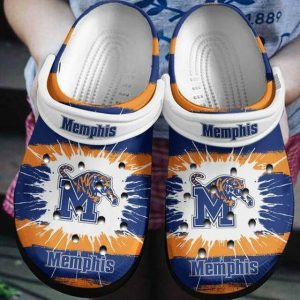 Memphis Tigers Crocs Crocband Clog Comfortable Water Shoes BCL1285