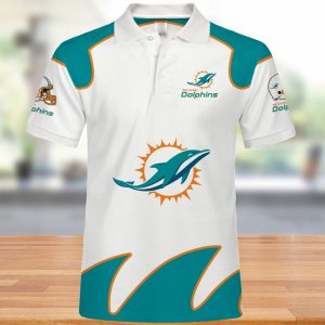 Miami Dolphins Polo Shirts Summer gift for fans PLS3291