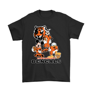 Mickey Donald Goofy The Three Cincinnati Bengals Football Unisex T-Shirt Kid T-Shirt LTS1759