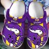 Minnesota Vikings Football Helmet Crocs Crocband Clog Comfortable Water Shoes Gift For Fans BCL1635