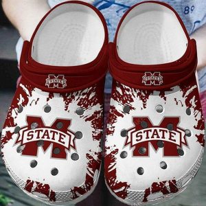 Mississippi State Bulldogs Crocs Crocband Clog Comfortable Water Shoes BCL0847
