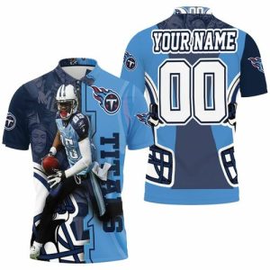Mycole Pruitt 85 Tennessee Titans AFC South Division Super Bowl 2021 Personalized Polo Shirt PLS3491